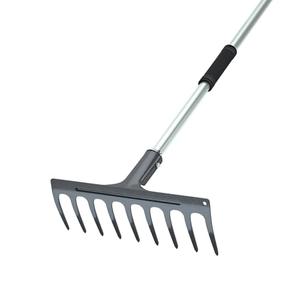 5.5FT Garden Rakes with Anti-Slip Grip Handles for Various Gardening Tasks