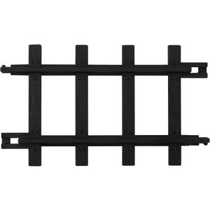 Lionel Ready-to-Play Straight Track Pack, 6-1/4, 12 pieces, Black