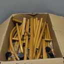 Metal Arch Backdrop Stand, Set of 3 (4ft / 5ft / 6ft) Gold Arch Backdrop with 12 Ground Nails, Stable Arched Background Stand for Wedding, Baby Shower, Birthday Party, Photography