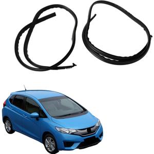 labwork Left Right Kit Roof Trim Molding Sealing Strip 2PCS Black Replacement for Honda Fit Hatchback 2009-2014 74316TF0003 74306TF0003