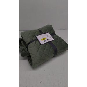 Bedsure Quilts Queen Size - Lightweight Bedspreads Queen Size with Basket Weave Pattern, Soft Quilt Bedding, Dark Green Comforter Coverlet for All Seasons (90" x 96")