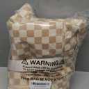 Corduroy Tote Bag for Women, 17 Pockets Laptop Work Tote Bag Lightweight Teacher Nurse Bible Bag for School Travel | with 40oz Cup Holder, Multi Compartment, Zipper Crossbody Bag, College Shoulder Bag, Daily Purse w/ Strap, Ideal Gift for Women (Beige Checkered)