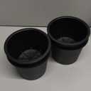 Bed Risers 4 Inch Heavy Duty, Round Furniture Risers for Bed Desk Table Sofa CouchBed Lifts Risers, Support up to 3300 Lbs(4 Pack Black)