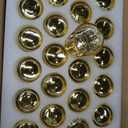 24 Pcs Gold Votive Candle Holders, Speckled Mercury Gold Glass Candle Holder Bulk for Wedding Centerpiece Table Decor, Tea Lights Candle Holder for Valentines Day Decor, Home Decor