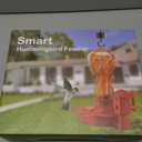 Smart Glass Hummingbird Feeder with Camera, Solar Powered 2K HD Hummingbird Feeders for Outdoors Hanging, AI Identifies & Auto Recording, Leak-Proof Ant & Bee Proof, Ideal Gift for Bird Lovers (Multicolor)