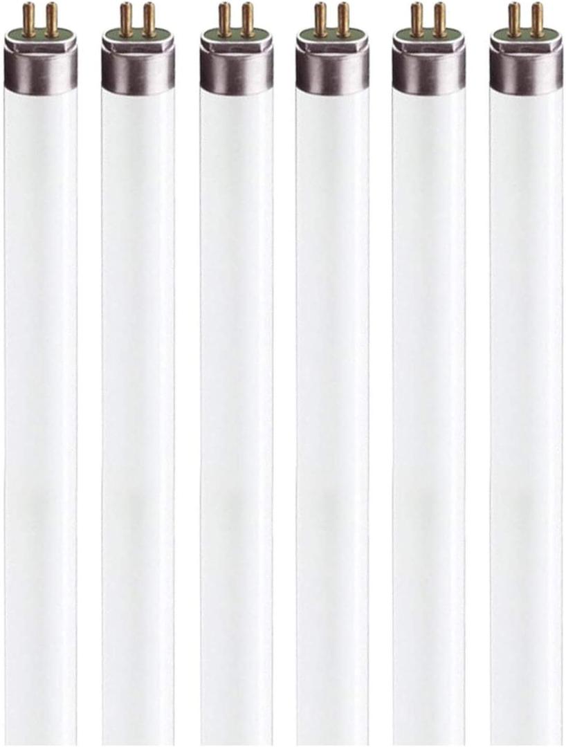 (5 Pack) F13T5/WW - T5 Fluorescent 3000K Warm White - 21" Linear - 13 Watt T5 - Under The Counter Light Bulbs