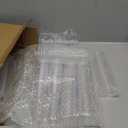 Prestee 100 Pack Clear Plastic Champagne Flutes - 4.5 oz Durable Disposable Champagne Glasses for Parties, Weddings, Toasting and Large Celebrations - Elegant Glasses Stemware for Easy Cleanup