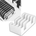 Lid organizer for Rubbermaid Brilliance series containers, Stackable Lid Holder Rack, Plastic lid storage solution to save kitchen cabinet space (1112ml lid storage rack)