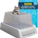PetSafe ScoopFree Crystal Pro Legacy Self-Cleaning Automatic Litter Box - Top-Entry Motion-Sensing Cat Box with Integrated Health Counter - Includes 1 Disposable Crystal Litter Tray