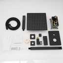 Matte Black Shower System 10 Inch Bathroom Luxury Rain Mixer Shower Combo Set Wall Mounted Rainfall Shower Head and Handheld System Shower Faucet Rough-in Valve Body and Trim Kit