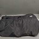 Dynamene Charcoal Grey Hook Free Waffle Shower Curtain & Snap Liner,72x87