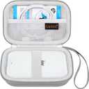 Canboc Carrying Case for Canon Ivy 2/ Canon Ivy/Canon Ivy CLIQ+2 CLIQ 2 Mini Photo Printer Mobile Wireless Bluetooth Instant Camera Printer, Mesh Bag fit Photo Paper Cable, Grey
