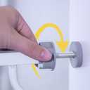 Regalo Safety 29-38.5" Baby Gate for Doorways & Bottom of Stairs, Pressure Mounted Baby Gate with Door for Babies, Toddlers & Pets, Tested & Safe for 30 Years, American Designed, American Owned, White