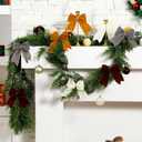 16 Pcs Neutral Christmas Velvet Bows 6 Inch Rustic Wreath Gift Bows Vintage Xmas Velvet Ribbon Bow for Christmas Tree Garland DIY Craft Wrapping Holiday Decor, Burgundy Red, Milky White, Khaki, Grey