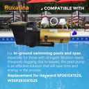 W3SP2610X152S 2-Speed 1.5 HP 220V-230V Inground Pool Pump Replacement for Hayward SP2610X152S Super Pool Pump Dual-Speed for In-Ground Swimming Pools and Spas