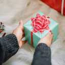 DYSHIPEN 2 inch 100Pcs Small Star Bows for Gift Wrapping and Presents,Multiple coClour Christmas Bows,For Parties, Birthdays, Weddings or Other Holidays. (Style3)