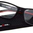 Foster Grant Ironman IronFlex Reading Glasses, Black/Red (+1.75)
