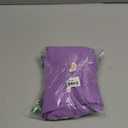 Rolanko Girls Cargo Jogger Pants with Pockets for Kids Loose Fit Street Hip Hop Dance Trousers (Purple, 6-7)