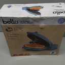 bella Flip-n-Store Waffle Maker, EverGood Ceramic Nonstick Coating, Fits-anywhere Kitchenware, Power Indicator Light & Touch Handle, 7 Wide & 1" Deep Plates, 1000 Watt, Surf