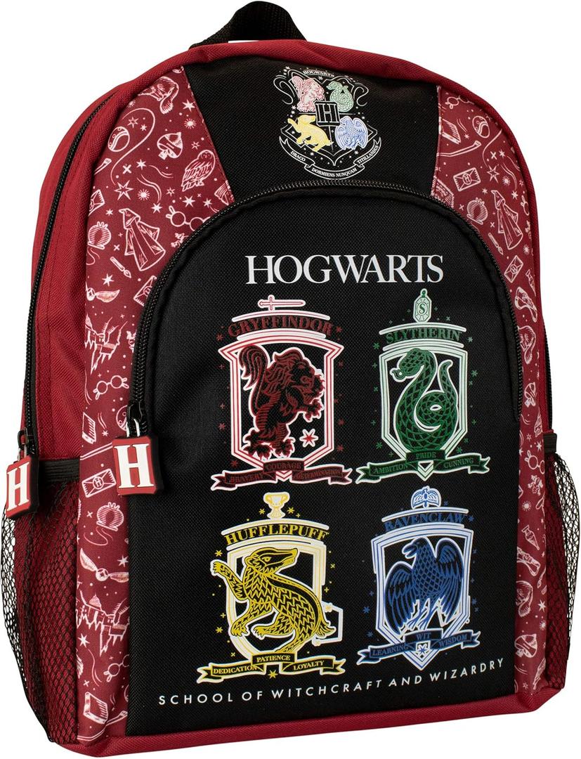 Harry Potter Backpack, Hogwarts Preschool Backpack, Toddler Backpacks, One size Red
