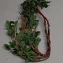 Artificial Plant 43.3 Inch Green Branches Leaf Shop Garden Office Home Decoration (2 pcs)