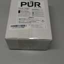 PUR Plus Vertical Faucet-Mount Water Filtration System, Lead-Reducing Filter, Easy Installation, 100-Gallon Capacity, Compatible with External Aerators, Grey