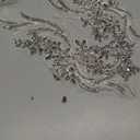 Silver Rhinestons Appliques, Beaded Appliques Embellishments,sew on for Dresses,Banquet Evening Gown, Photograph Shot,scrafts Decoration by Pair