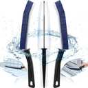 IBB 3pcs Crevice Cleaning Brush for All Tile Surfaces, Hard Bristle Brush for Kitchen, Bathroom Tiles, Slots & Faucets, Thin Gap Cleaner
