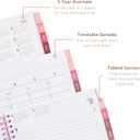 2 x Rileys Academic Planner 2026-2027, Daily, Weekly & Monthly Planner, July 2026 - June 2027, Student Notes Pages, Twin-Wire Binding, Weekly Agenda for School & Work (8 x 6-Inches, Diagonal, Pink)