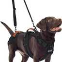 Dog Lift Harness, Full Body Dog Harness with Handle for Lifting, Front/Back Leg Support, Prevent Chafing Pee-Able Design, 2-in-1 Detachable Dog Assist Harness for Senior Disabled Dogs Up to 55lb