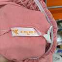 KIRUNDO Summer One Piece Jumpsuits For Women 2025 Casual Loose Button Sleeveless Romper Knit Wide Leg Overalls With Pockets, Size XL