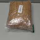 Huhumy 3 Pcs Puffy Makeup Bag Quilted Cosmetic Pouch for Women Cute Checkered Travel Toiletry Bag Puffer Makeup Organizer Purse Pouch Preppy Pencil Case with Zipper (Brown)