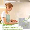 W10169961A Range Hood Filter Replacement 5 Layer Aluminum Mesh Hood Grease Filter Fit for Whirlpool, Kitchen Aid, Jenn-Air Range Hoods(3PCS)