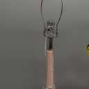 JONATHAN Y 28.5" Pink Glass Teardrop LED Table Lamp Set of 2 for Living Room Bedroom Nightstand, White Linen Shade Modern Transitional Bedside Desk Lamp JYL1079A-SET2