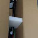 isinwheel Electric Scooter for Kids Ages 6-12, 150W Motor, 6/10 MPH Speeds, Colorful Lights, Adjustable Height, Kids Electric Scooter with Dual Brake & Thumb Throttle Great Gift for Boys & Girls (Black)