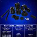 SIXIWANZI 24pc Wheel Bearing Press Kit for Easy Removal & Installation FWD Bearing Press Kit