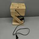 IN HAPPY Candle Warmer Lamp with Timer,Bedroom Home Decor Dimmable Wax Melt Warmer for Scented Wax with 2Pcs 50w Bulbs,Perfect for Jar Candles,Birthday Gifts for Women Mom (Wood)