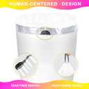 3 x 4 Gallon Drawstring Trash Bags,120 Count White