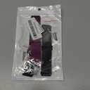 Vodtian Elastic Bands Compatible with Fitbit Versa 2/Versa Watch Band, Adjustable Nylon Braided Bands Replacement Solo Loop Sport Straps Wristband for Women Men (Black+Gray+Purple)