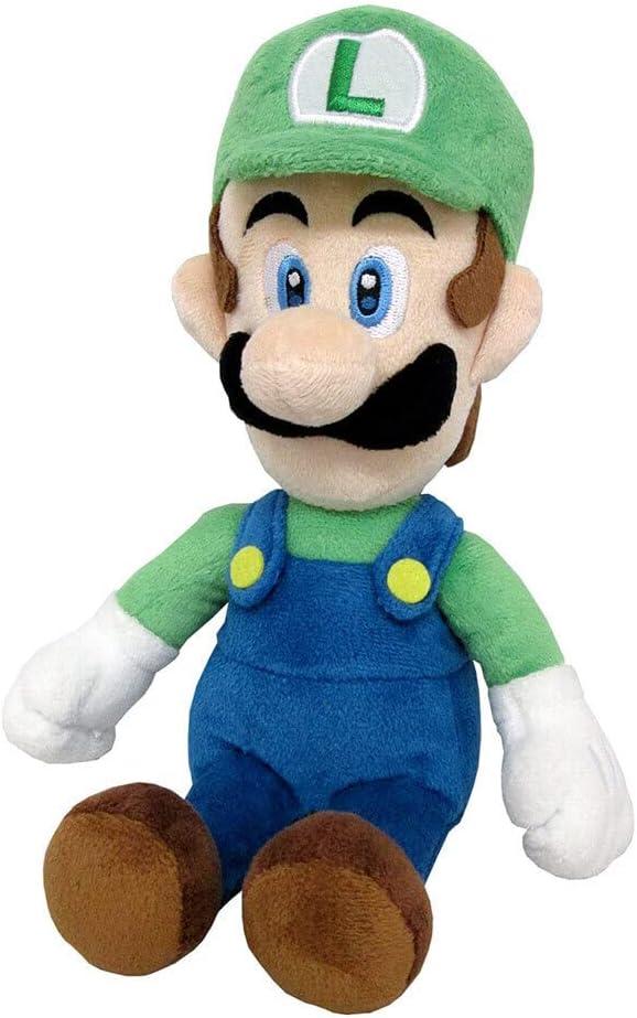 Little Buddy Super Mario All Star Collection 1415 Luigi Stuffed Plush, 10",Multi-Colored