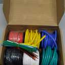 Fermerry 12 AWG Stranded Wire Spool 25ft Each 6 Colors Flexible 12 Gauge Silicone Hook up Wire Kit Electrical Tinned Copper Wire