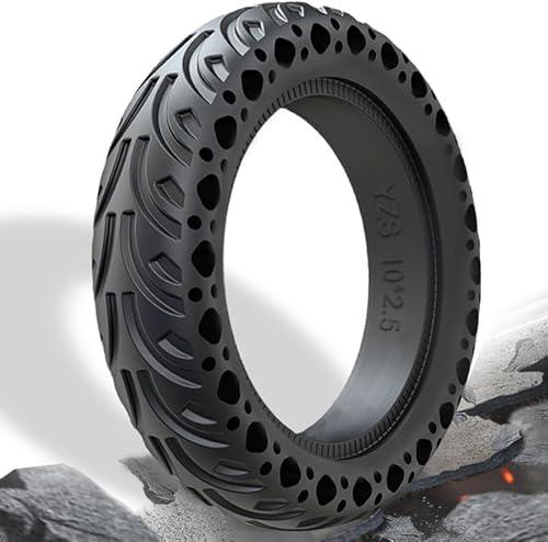 GLDYTIMES 60/70-6.5 Solid Tire, 10x2.5 Tubeless Tyre Replacement for Segway Ninebot Max G30P G30LP Gotrax G5 G6 Hiboy Titan Pro MAX3 Electric Scooter, 10x2.50-6.5 10 Inch Honeycomb Front Rear Wheels