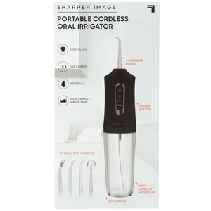 Sharper Image Cordless Oral Irrigator