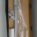 Dynasty Hardware Push Bar Panic Exit Device for Emergency Exit Doors Painted Aluminum, with Exterior Lever Handle
