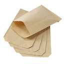Tendwarm 100 Pcs 4x6 Inches Brown Small Kraft Paper Treat Bags Flat Favor Gift Bag for Party Wedding