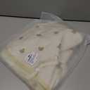 LEGDOR Car storage bag Cartoon bear Car seat back multifunctional storage Rear seat storage hanging bag Car hanging storage bag (Offwhite)