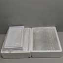 Clear Display Case for Figures, 3 Tier Adjustable Display Stand, Acrylic Display Box with Magnetic Door, Dustproof Showcase for Collectibles Mini Funko Pop Popmart Action Figures (Ivory-1 Pack)