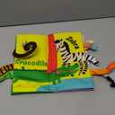 beiens Baby Books Toys, Touch and Feel Crinkle Cloth Book for Infant Baby 0-3-6-12-18 Months, Early Development Interactive Stroller Soft Toys, Newborn Gifts for Boys Girls