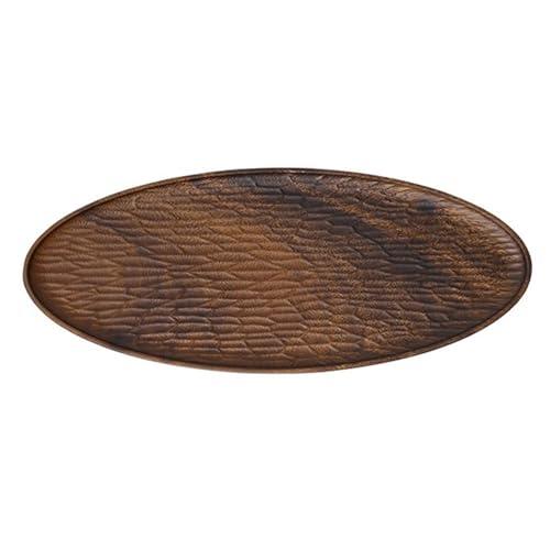 SHANYUEJU Wood Plate for Food Snack Dishes Dessert Plate Nut Tray Treats Dishes Candies & Small Bites Platter (SYJ-WP005)