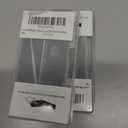 2 x evron Data Cable Organizer Box,Electronic Organizer Travel Case,SIM Card Pin,Phone Holder,for Office,Home,Desk Accessories(Translucen)